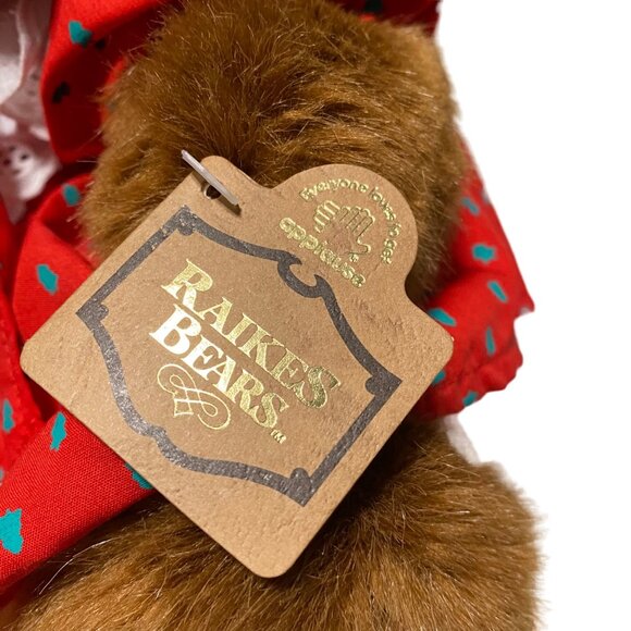 Robert Raikes Nicolette Bears Vintage Christmas Collectible 12" Limited Edition - Picture 3 of 11